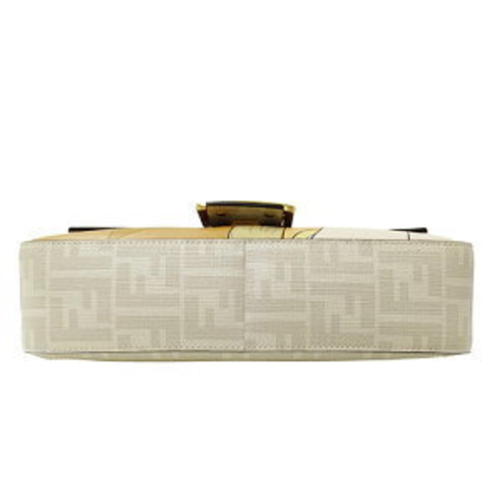 FENDI Bag Handbag Baguette Zucca Multicolor Ivory White Bikini - Picture 3 of 16